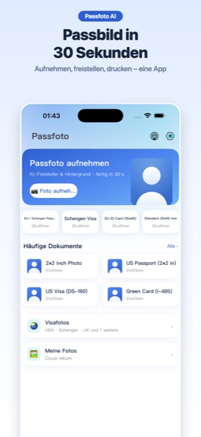 Passbild Maker – screenshot 1
