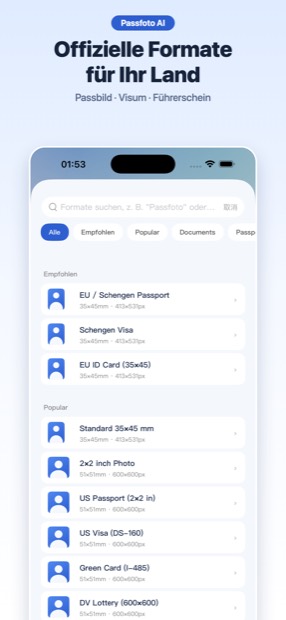 Passbild Maker – screenshot 3